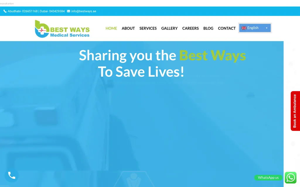 Best Ways Medical Services homepage — Sharing you the Best Ways to Save Lives